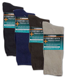 Extra Wide Comfort Fit Socks